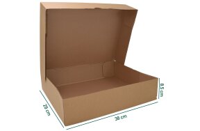 CARDBOARD POSTAL BOXES 38x29x8,5cm SET/10